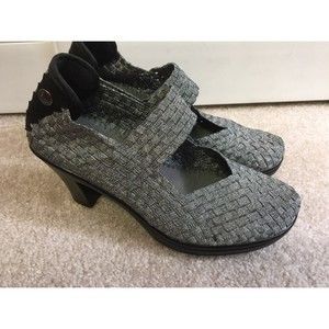 Bernie mev size 5 EU 36 bonnie silver pumps